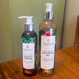 Flora & Curl Curl Defining Gel & Superfruit Hair Oil